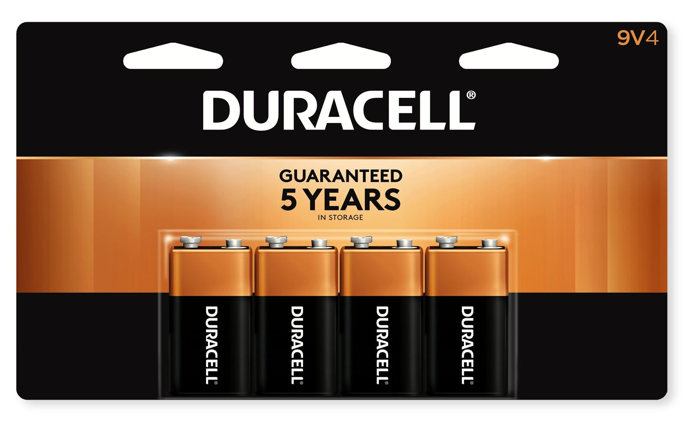 Duracell 4-Pack of 9-Volt Batteries