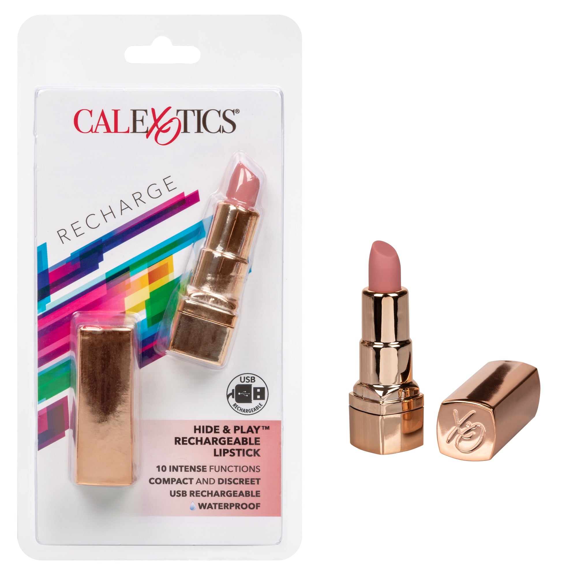 Hide & Play Rechargeable Lipstick Massager