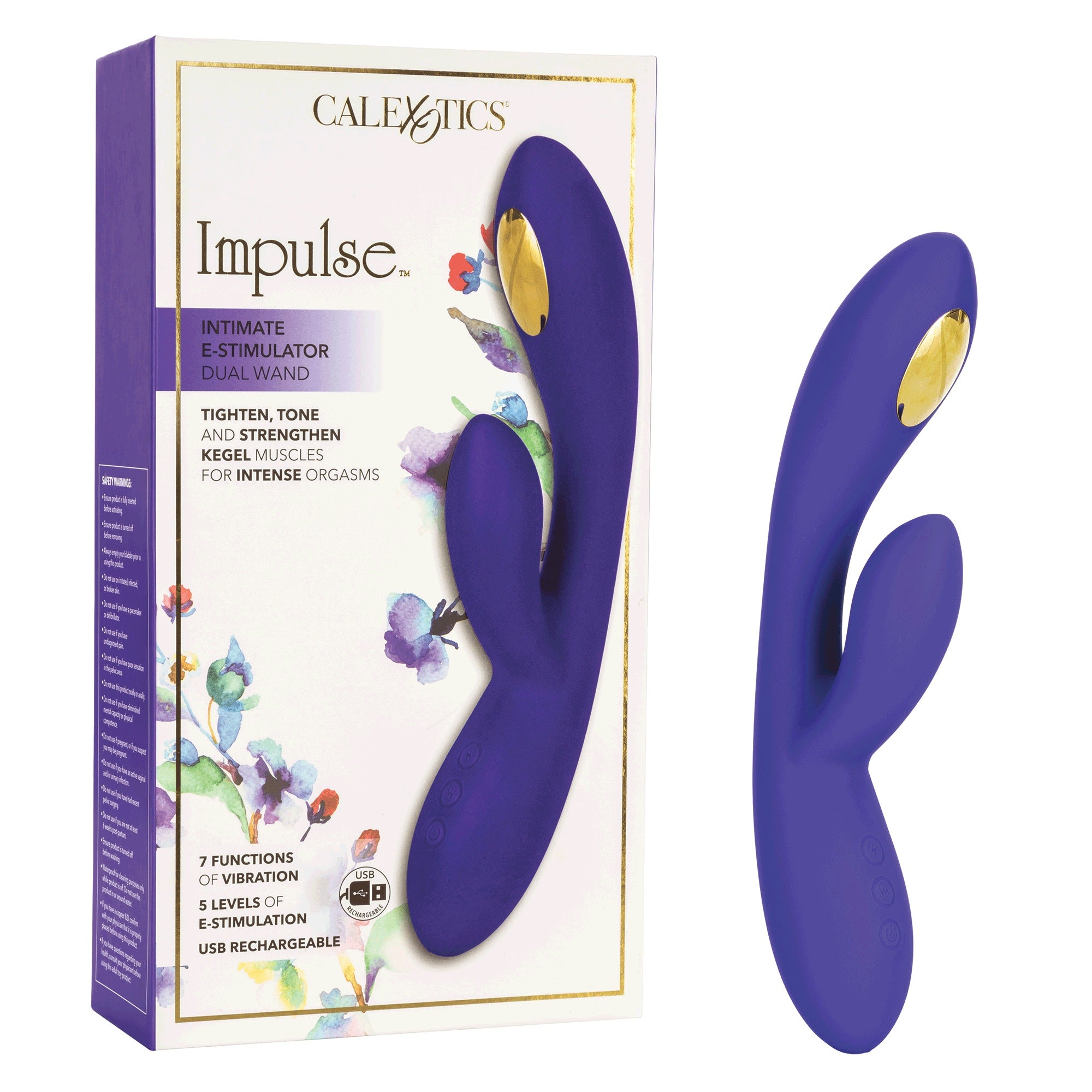 Impulse Intimate E-Stimulator Dual Wand By Calexotics