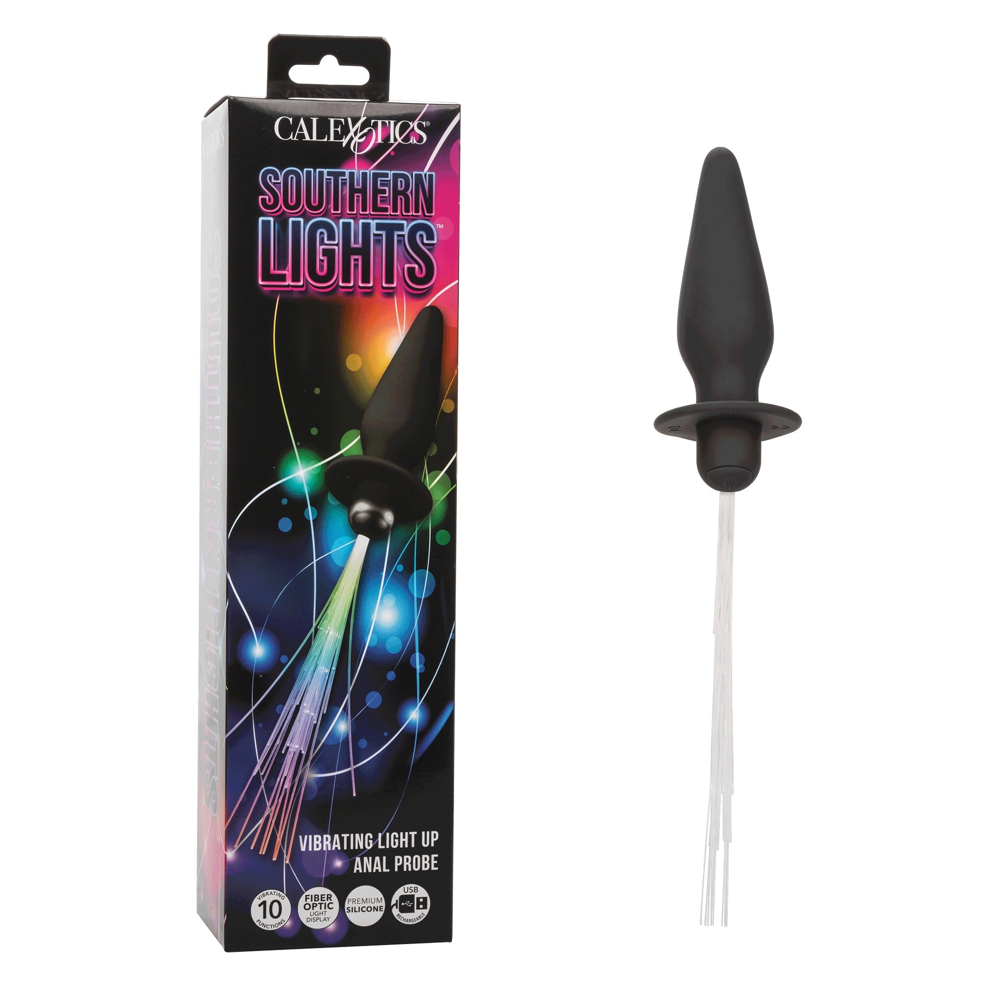 Southern Lights Vibrating Light Up Anal Probe By Calexotics