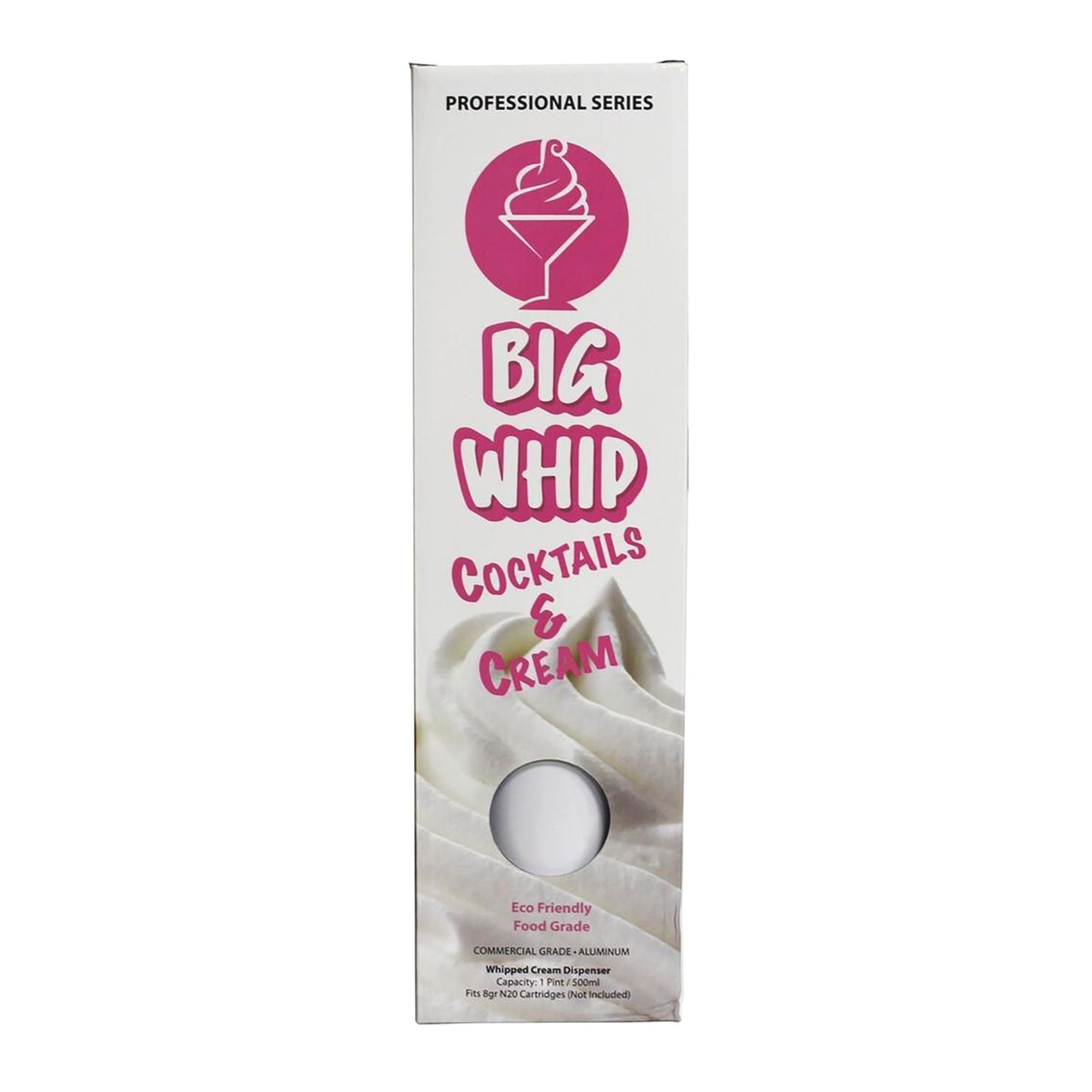 Big Whip Whipped Cream Dispenser and 580G 6-Canister Pack