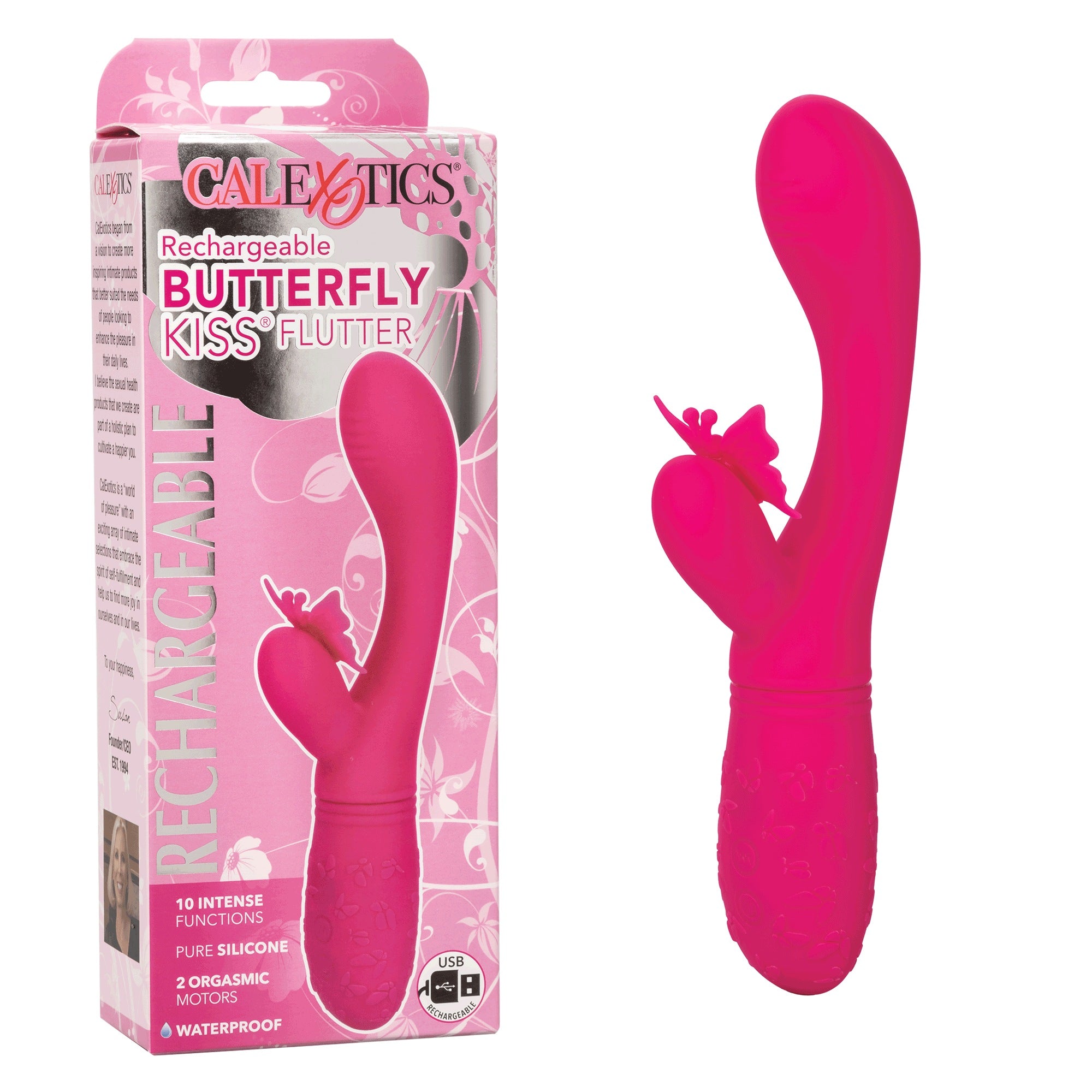Rechargeable Butterfly Kiss Flutter By Calexotics