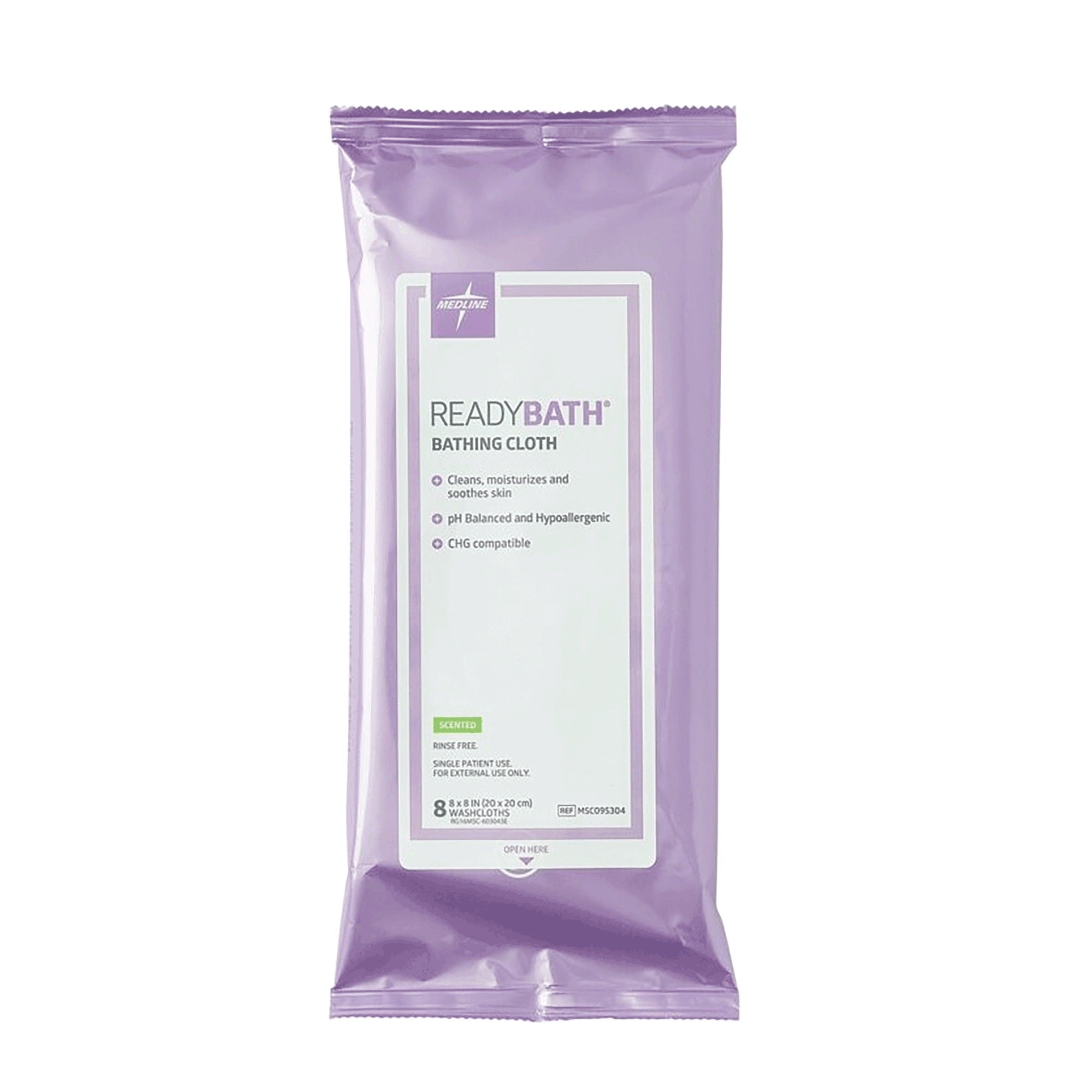 ReadyBath® Lightly-Scented Wipes