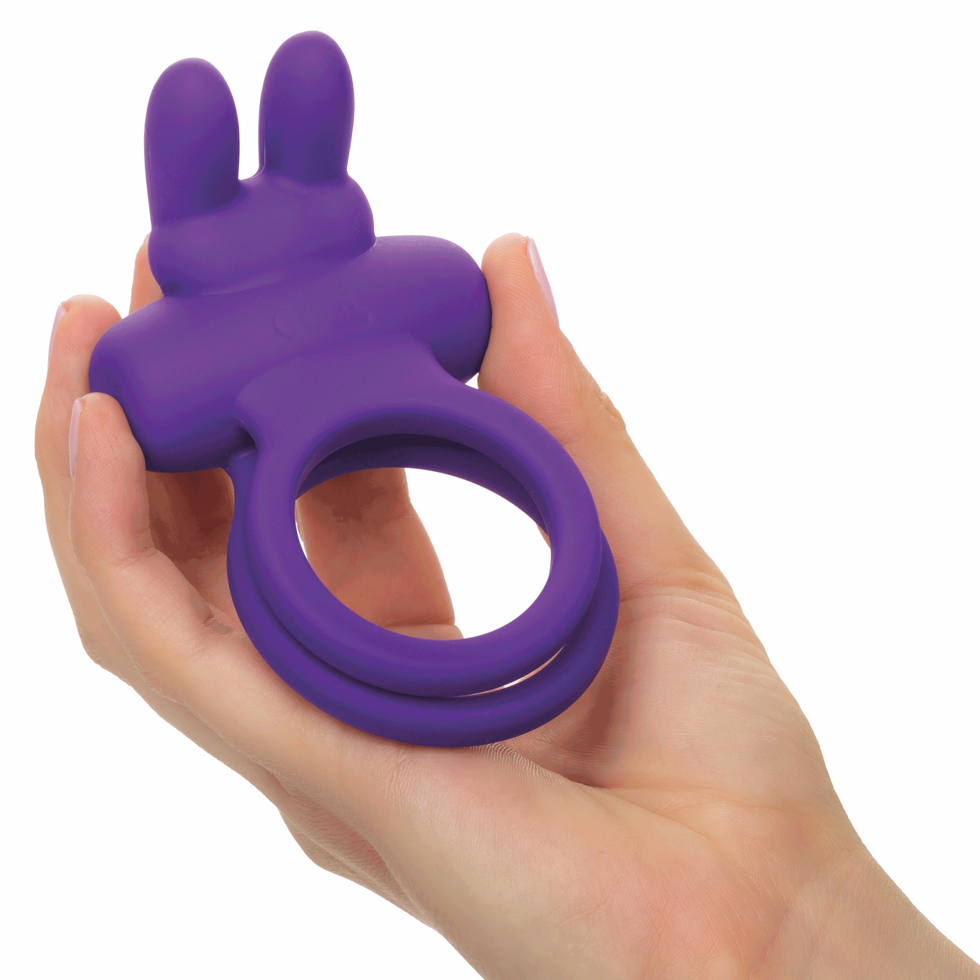 Silicone Rechargeable Dual Rockin' Rabbit Enhancer