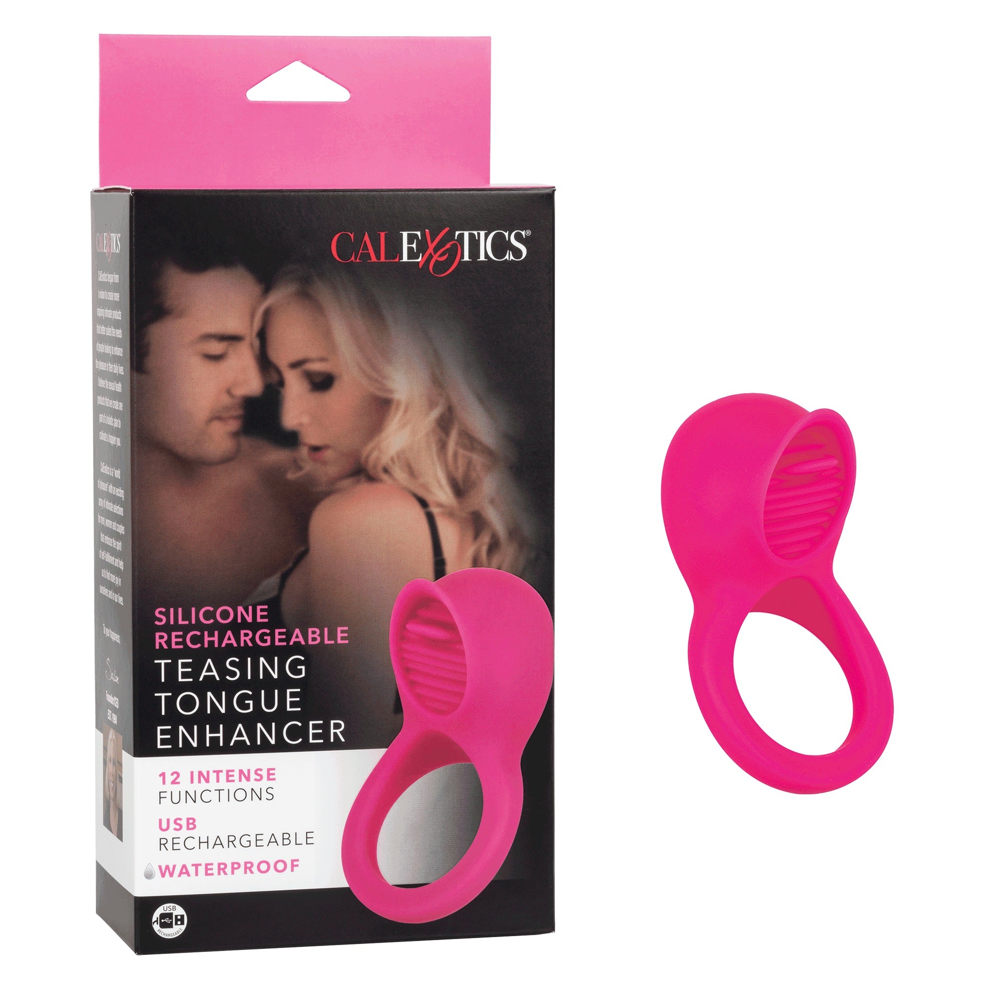 Silicone Rechargeable Teasing Tongue Enhancer