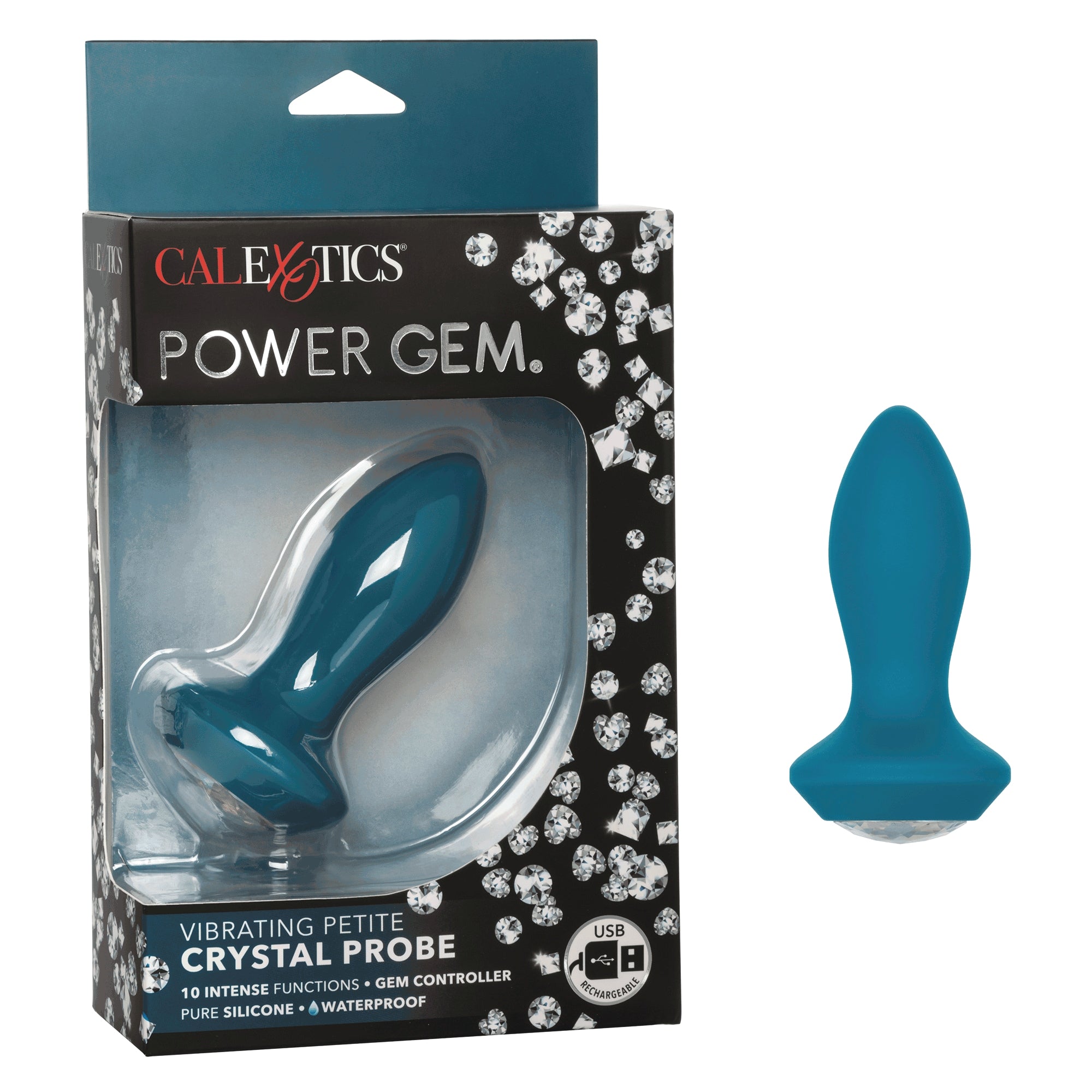 Power Gem Vibrating Petite Crystal Probe