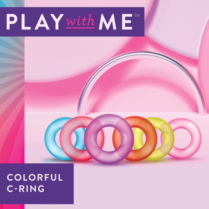 6-Pack King of the Ring Cock Rings, , large
