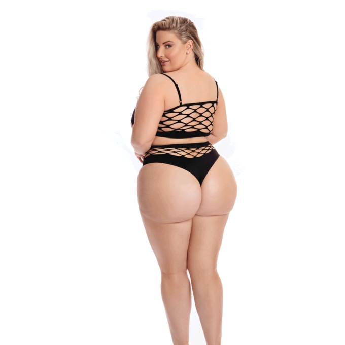 Plus-Size Neon Dreams 2-Piece Bra Set By Rene Rofe, , large