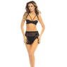 On The Edge 3-Piece Bra and Apron Set By Rene Rofe, , large