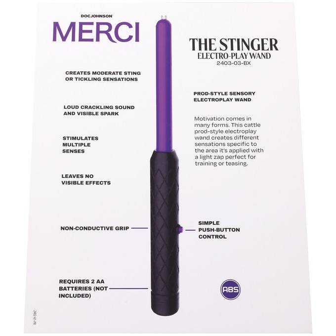 Doc Johnson Merci The Stinger Electroplay Wand, , large