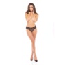Surrender Crotchless Panty by Rene Rofe, Black, large
