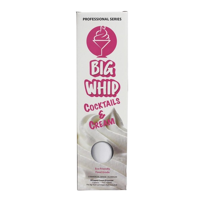 Big Whip Whipped Cream Dispenser and 580G 6-Canister Pack, , large