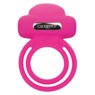 Silicone Rechargeable Dual Flicker Enhancer Couples Ring, , large