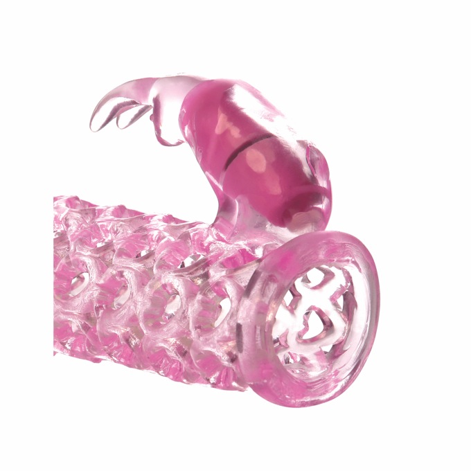 Fantasy X-Tensions 6.25" Vibrating Couples Cock Cage, , large