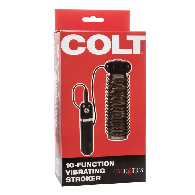 10-Function Vibrating Male Stroker, , large