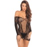 Demure Long Sleeved Mini Dress by Rene Rofe, , large