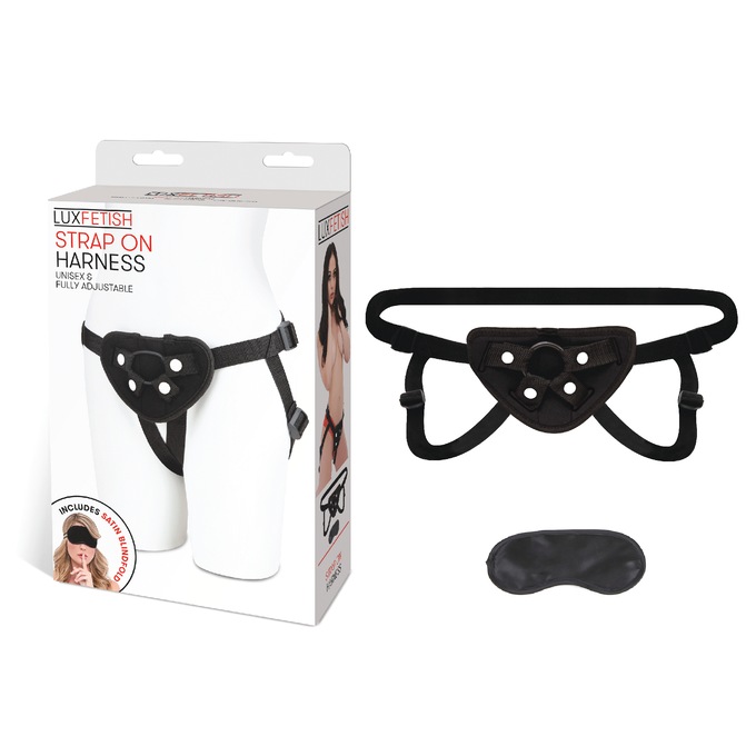 Neoprene Strap-on Harness, , large