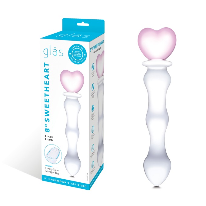 Gläs Sweetheart Dildo, , large
