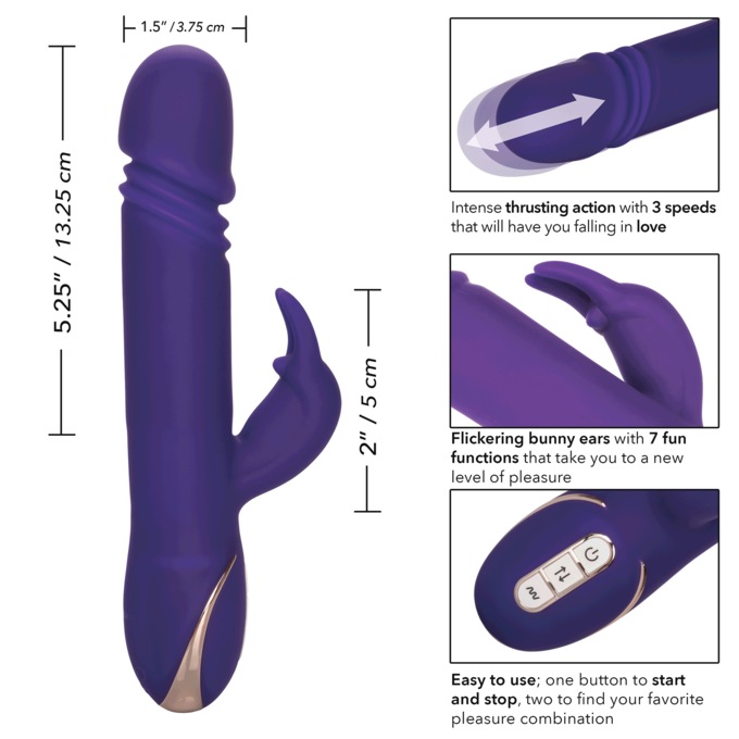 Jack Rabbit Signature Silicone Thrusting Rabbit By Calexotics, , large