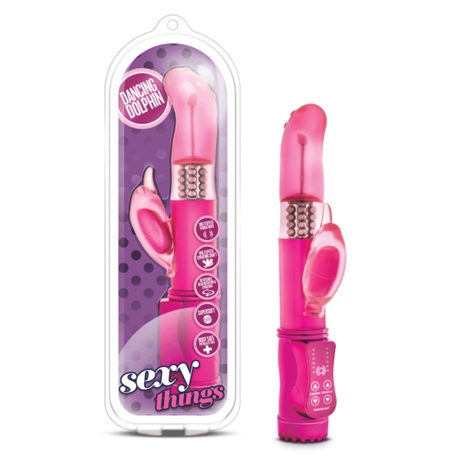 Sexy Things Dancing Dolphin Rabbit Vibrator, , large