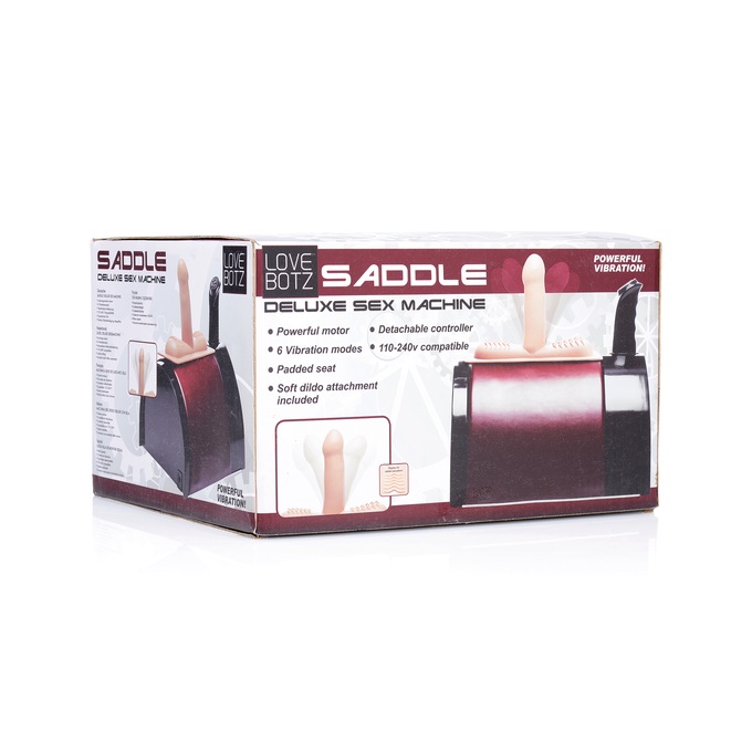 LoveBotz The Saddle Sex Machine—Black/Vanilla, , large