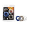 3-pack Stay Hard Triple Stretch Cock Rings, , large
