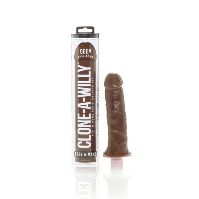 Clone-A-Willy Glow-in-the-Dark Silicone Dildo Molding Kit with Vibrator, , large