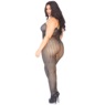 Plus-Size Seamless Crochet Bodystocking By Leg Avenue, , large