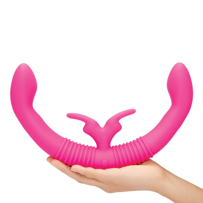 Together Toy Silicone Rechargeable Echo Function Vibrator for Couples, , large