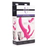 Strap U Regal Rider Vibrating Silicone Strapless Strap On 6” Triple G Dildo, , large