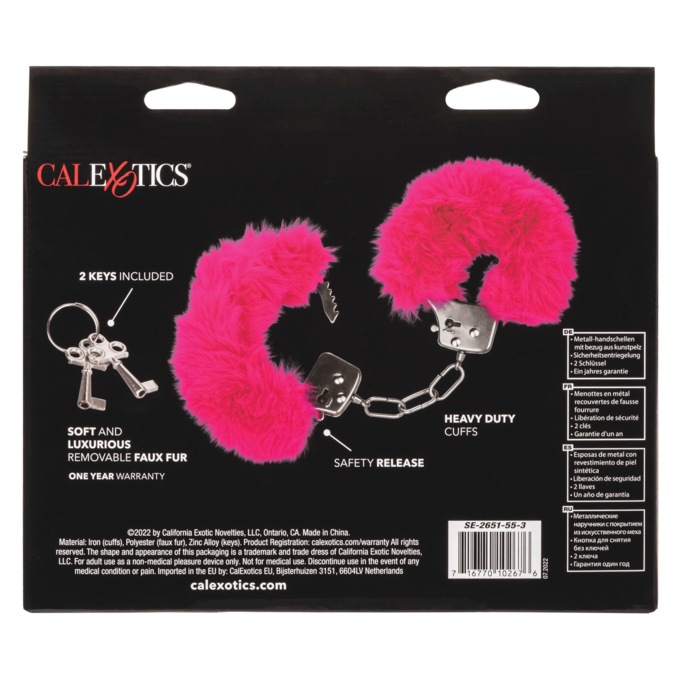 Ultra-Fluffy Furry Cuffs by Calexotics, , large