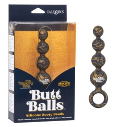 Naughty Bits Butt Balls Silicone Booty Beads by Calexotics, , large