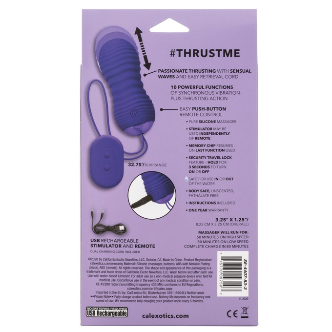 Slay #ThrustMe Massager, , large