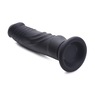 Zues Vibrating E-stim Silicone Dildo with Remote, , large