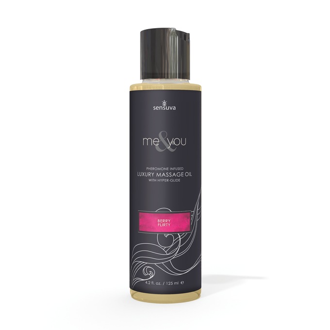 Me & You Pheromone Infused Luxury Massage Oil, , large