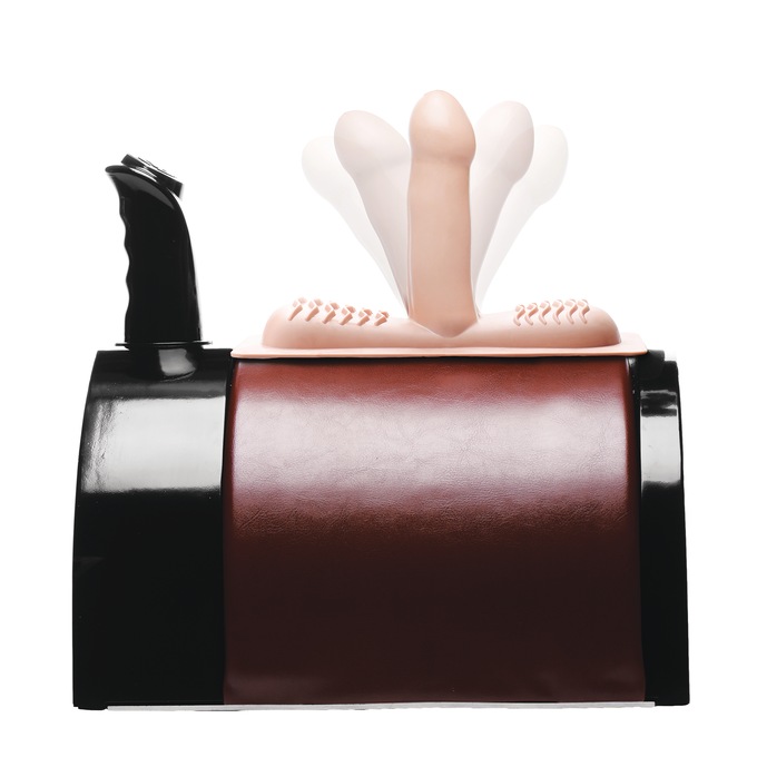 LoveBotz The Saddle Sex Machine—Black/Vanilla, , large