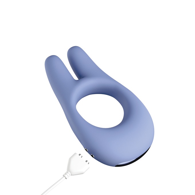 JimmyJane Deimos Rechargeable Silicone Dual Vibe Cock Ring, , large