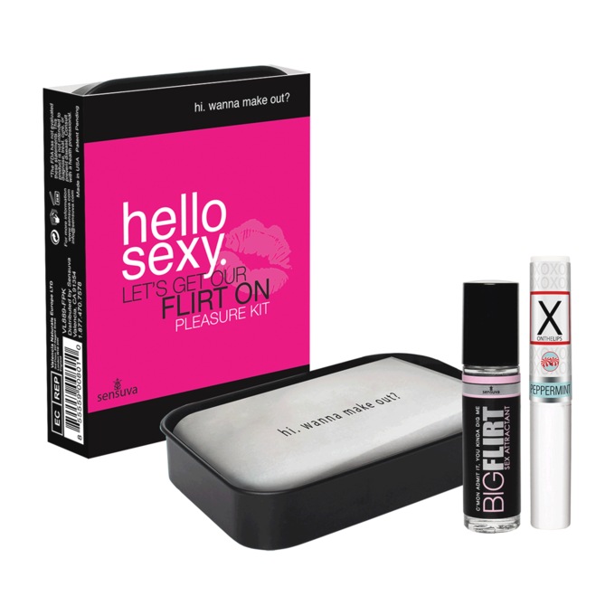 Hello Sexy Let’s Get Our Flirt On Pleasure Kit, , large