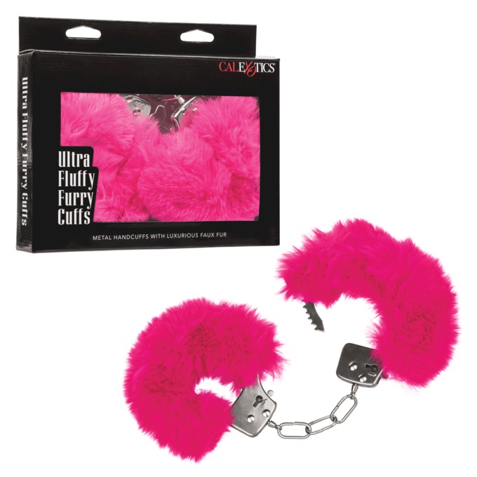 Ultra-Fluffy Furry Cuffs by Calexotics, , large