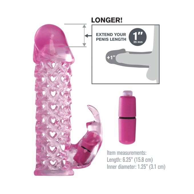 Fantasy X-Tensions 6.25" Vibrating Couples Cock Cage, , large