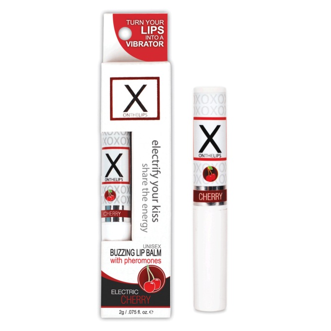 X On The Lips Buzzing Lip Balm With Pheromones, , large