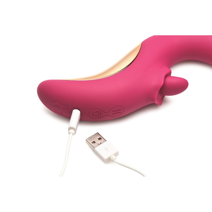 Tease and Please Licking and Thrusting Vibrator, , large