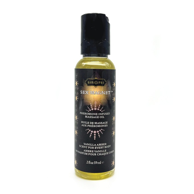 Kama Sutra Sex Magnet Pheromone Massage Oil—Vanilla Amber, , large
