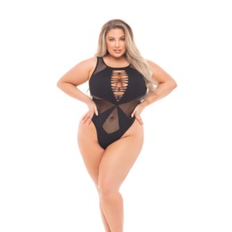 Plus-Size Duchess Bodysuit By Rene Rofe, , large