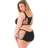 Plus-Size Slash N Dash Seamless Bra Set By Rene Rofe, , large