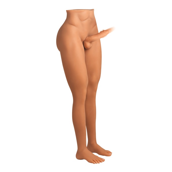 JOCK Male Sex Partner Doll with Thrusting Dildo, Poseable Legs and Remote, , large