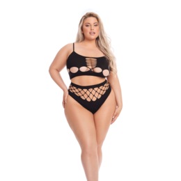 Plus-Size Neon Dreams 2-Piece Bra Set By Rene Rofe, , large