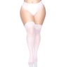 Plus-Size Stay Up Lace Thigh Highs By Leg Avenue, , large