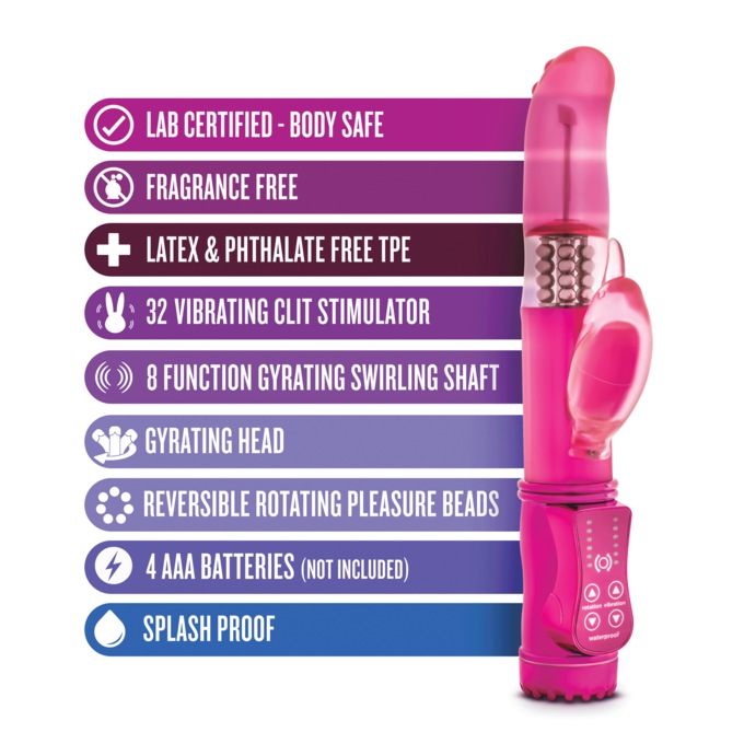 Sexy Things Dancing Dolphin Rabbit Vibrator, , large