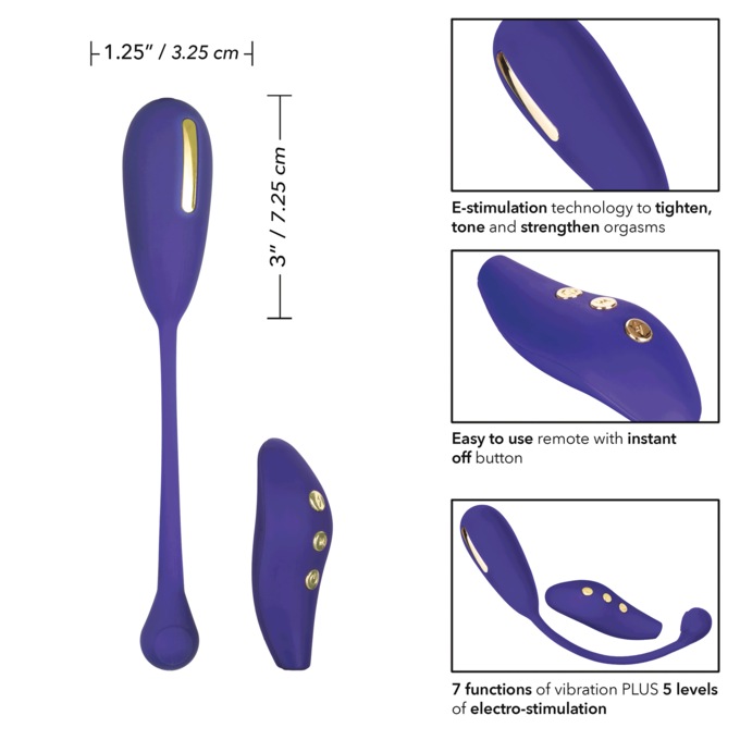 Impulse Intimate E-Stimulator Remote Kegel Exerciser By Calextoics, , large